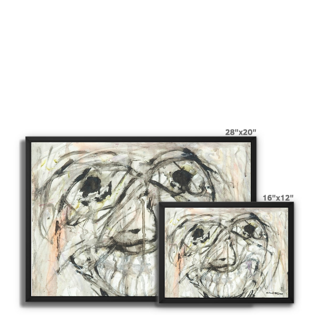 My Happy Place Framed Canvas