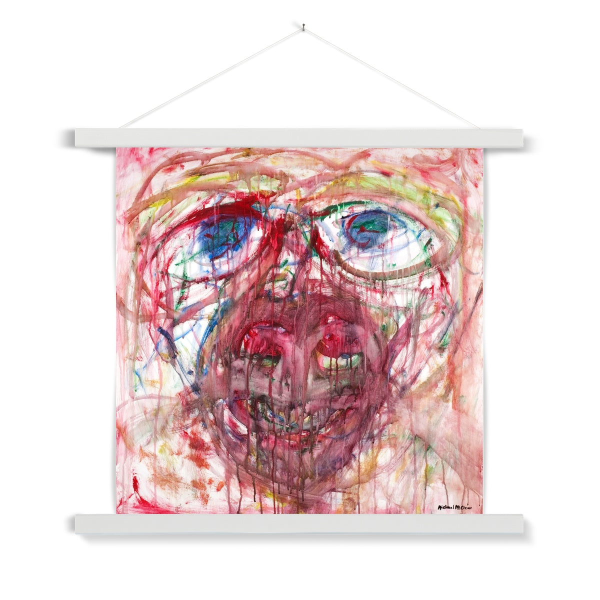 In The Mirror Fine Art Print with Hanger