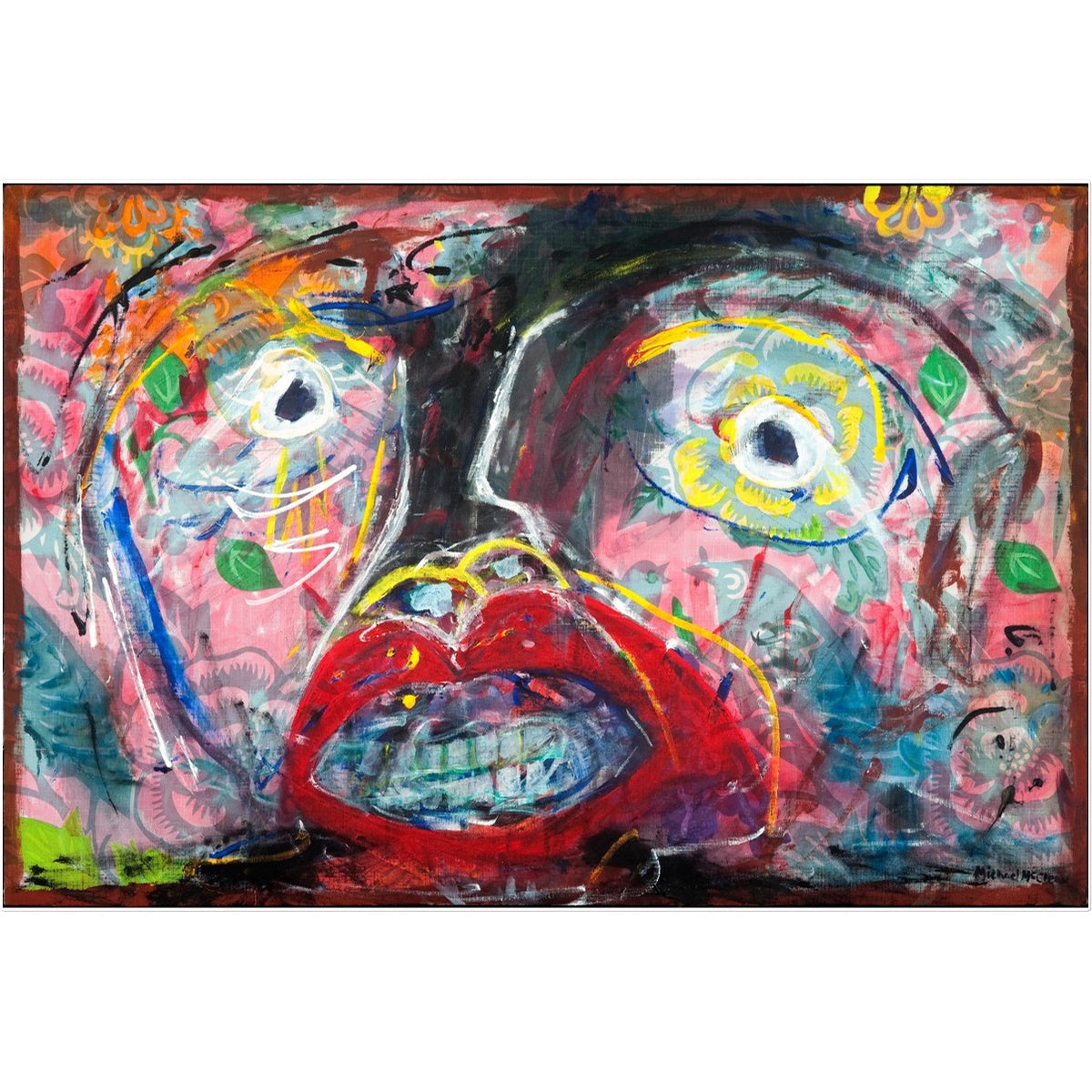 Flowers and Birds Temporary Tattoo