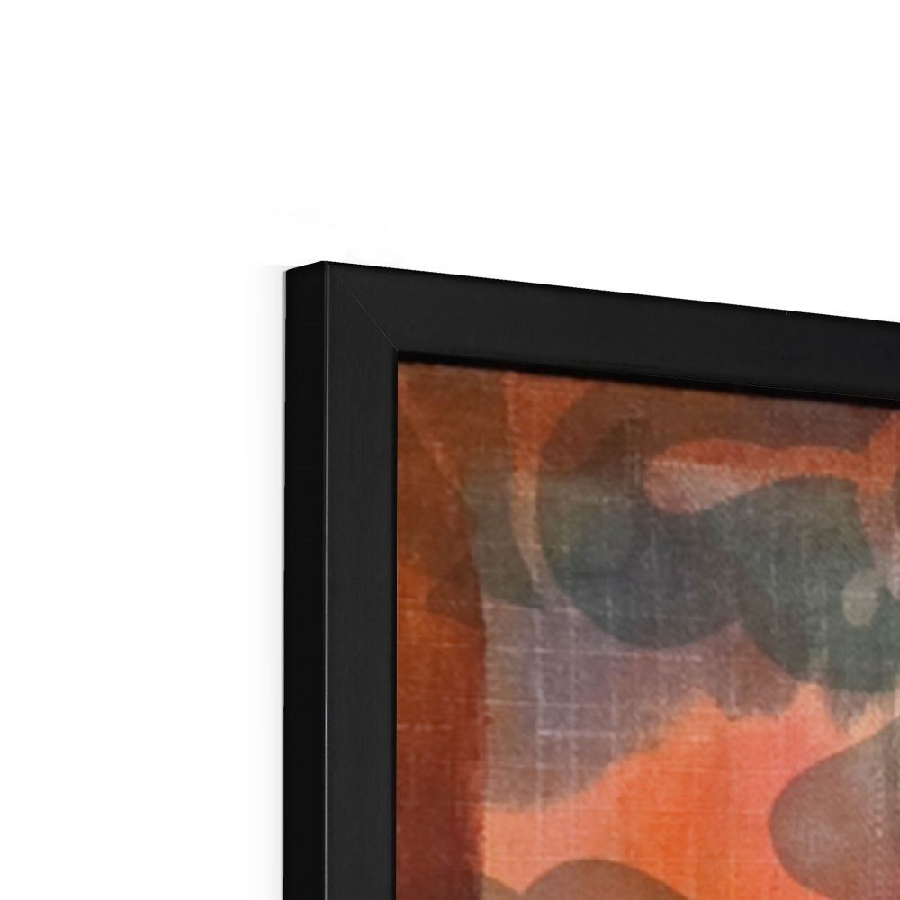 Flowers and Birds Framed Print
