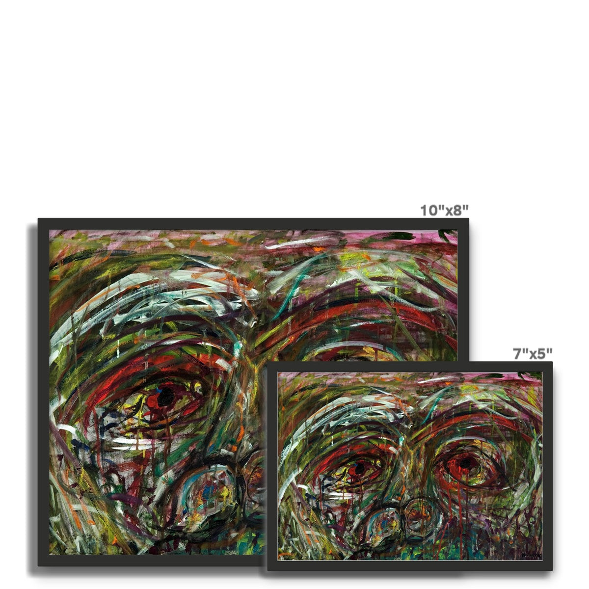 Bleeding Tears Framed Photo Tile