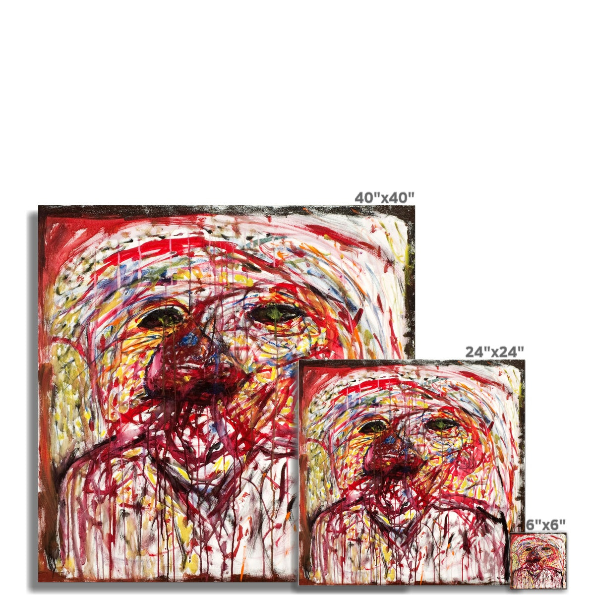 Troubled Rolled Canvas