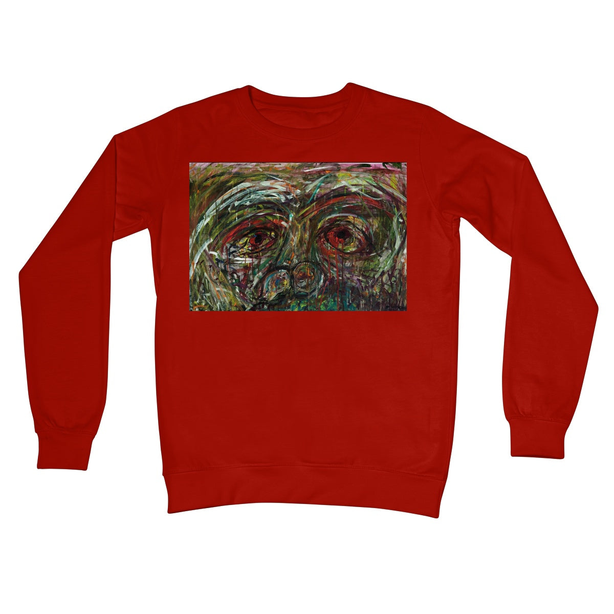 Bleeding Tears Crew Neck Sweatshirt