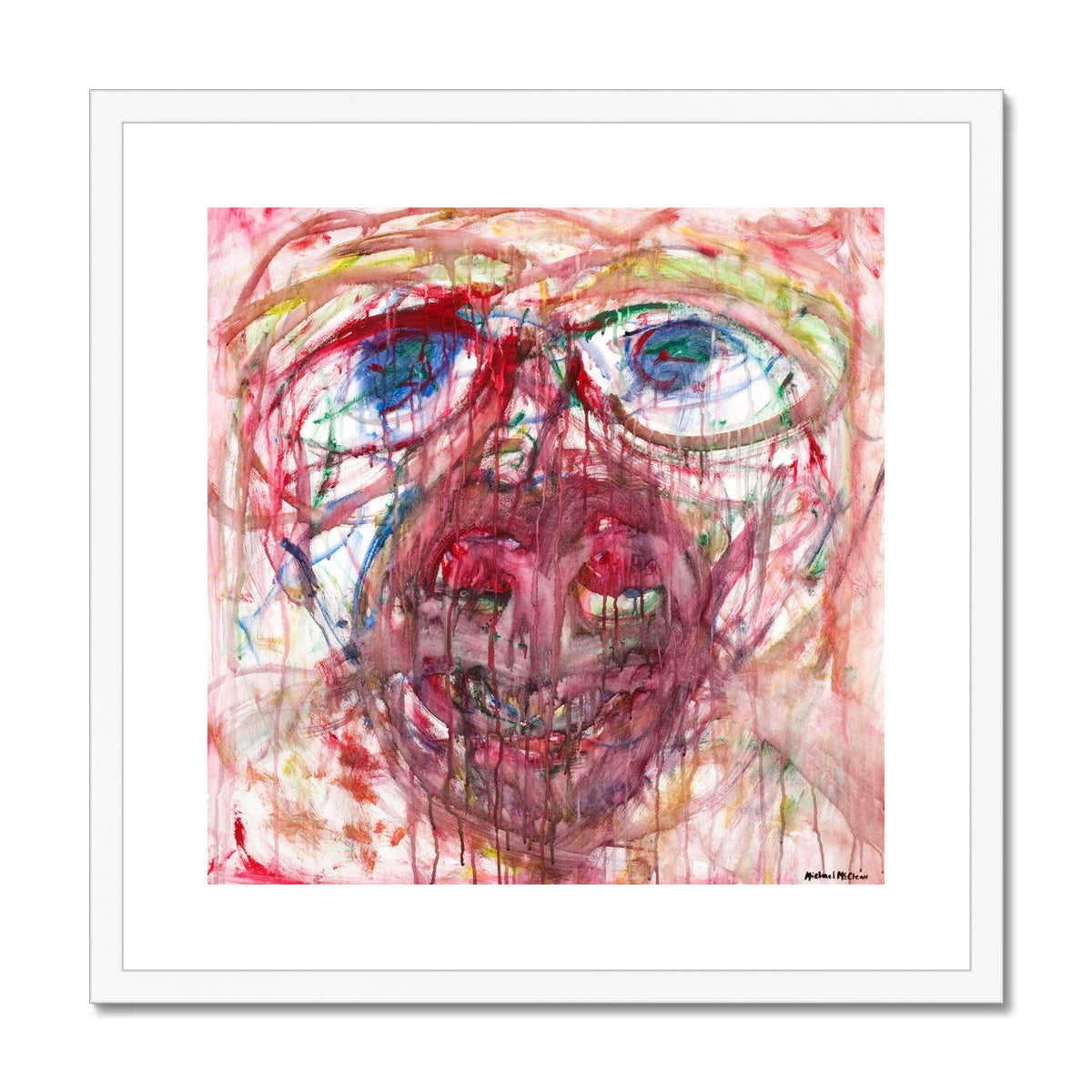 In The Mirror Framed & Mounted Print