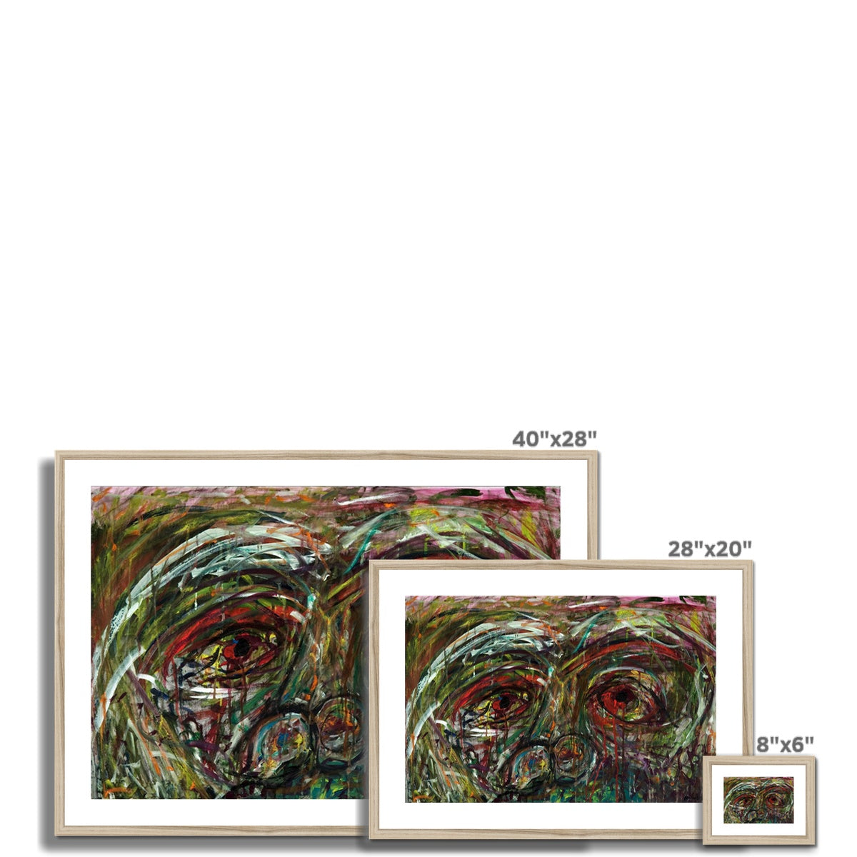 Bleeding Tears Framed & Mounted Print
