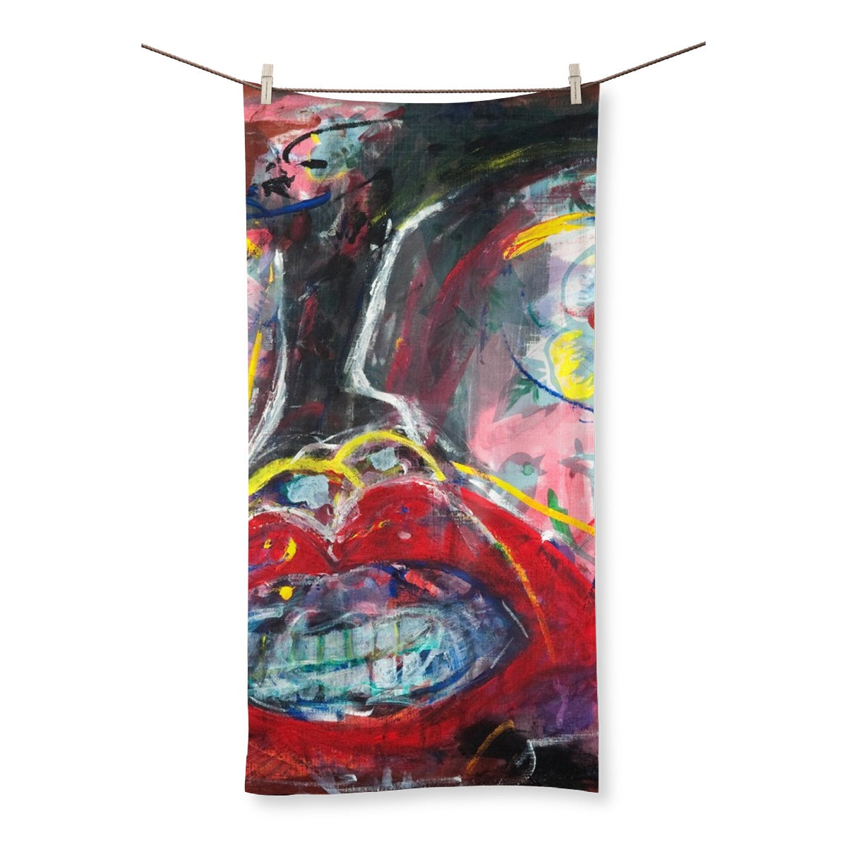 Flowers and Birds Towel