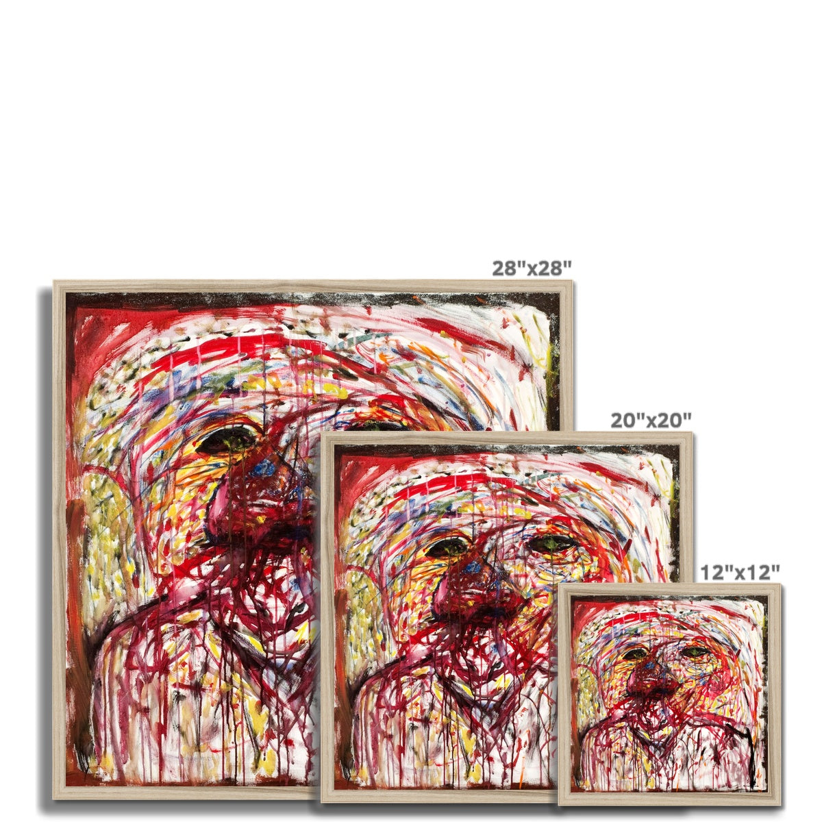 Troubled Framed Print