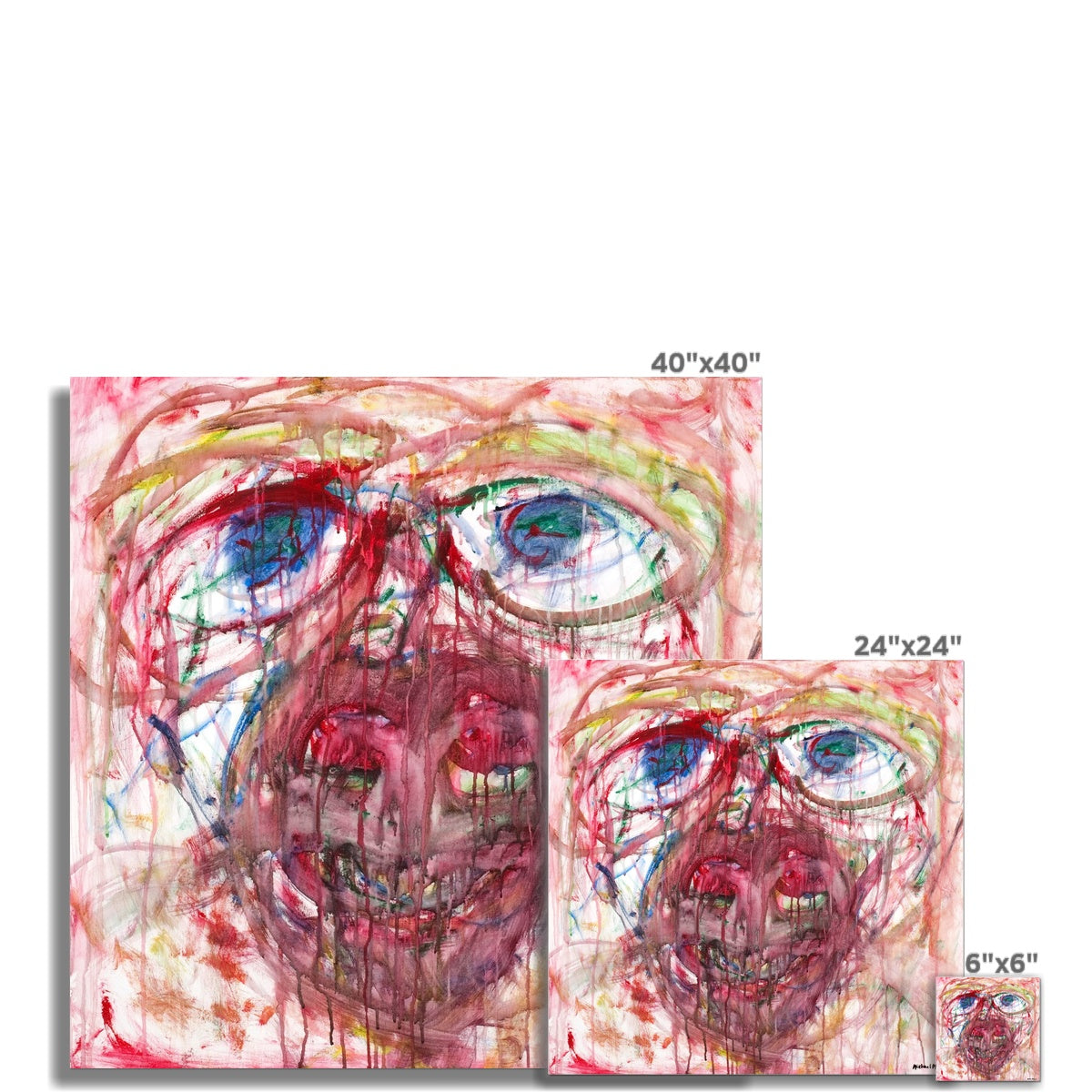 In The Mirror Rolled Eco Canvas