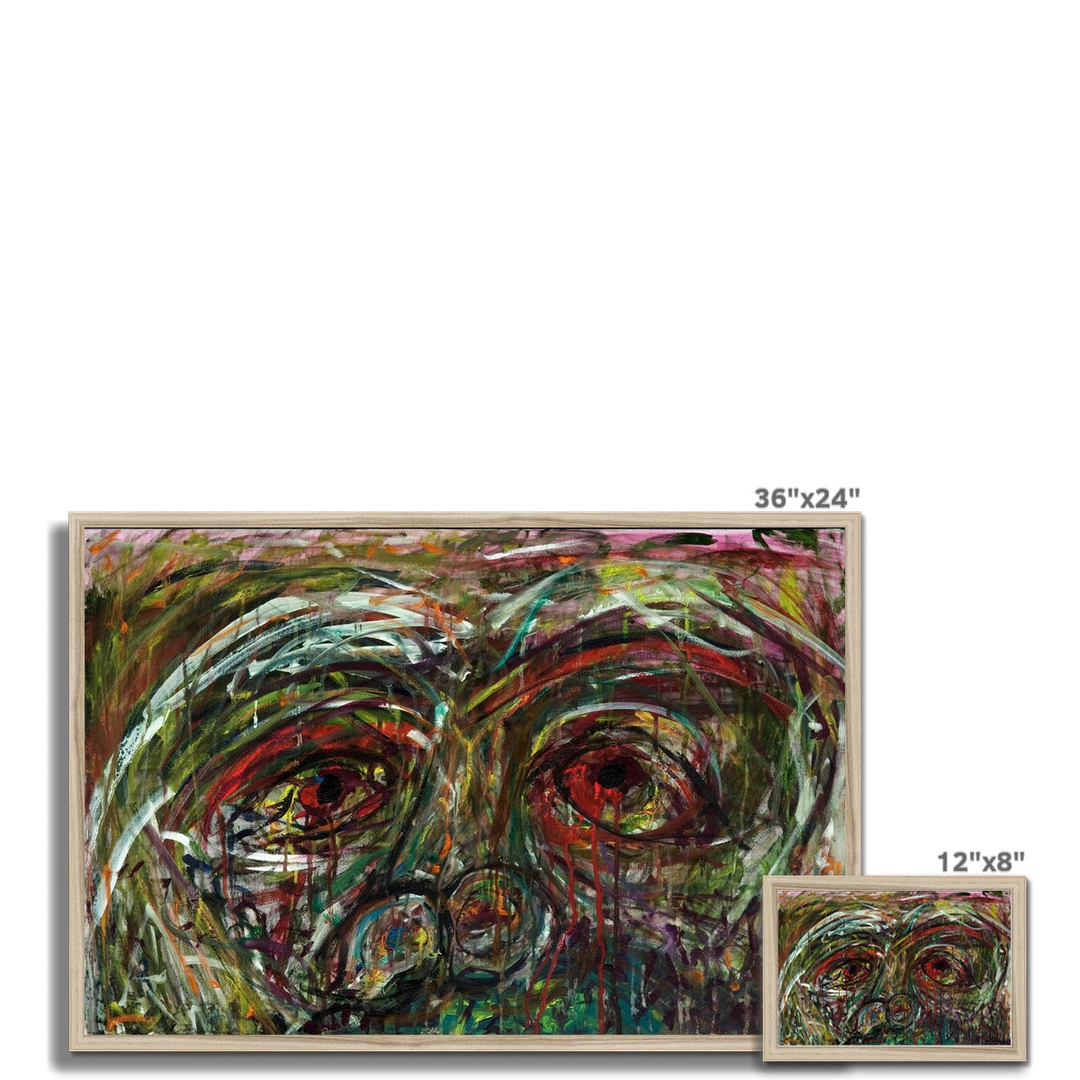Bleeding Tears Framed Print