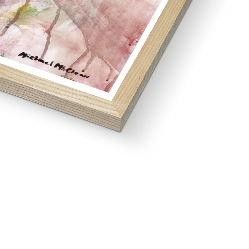 In The Mirror Framed Print