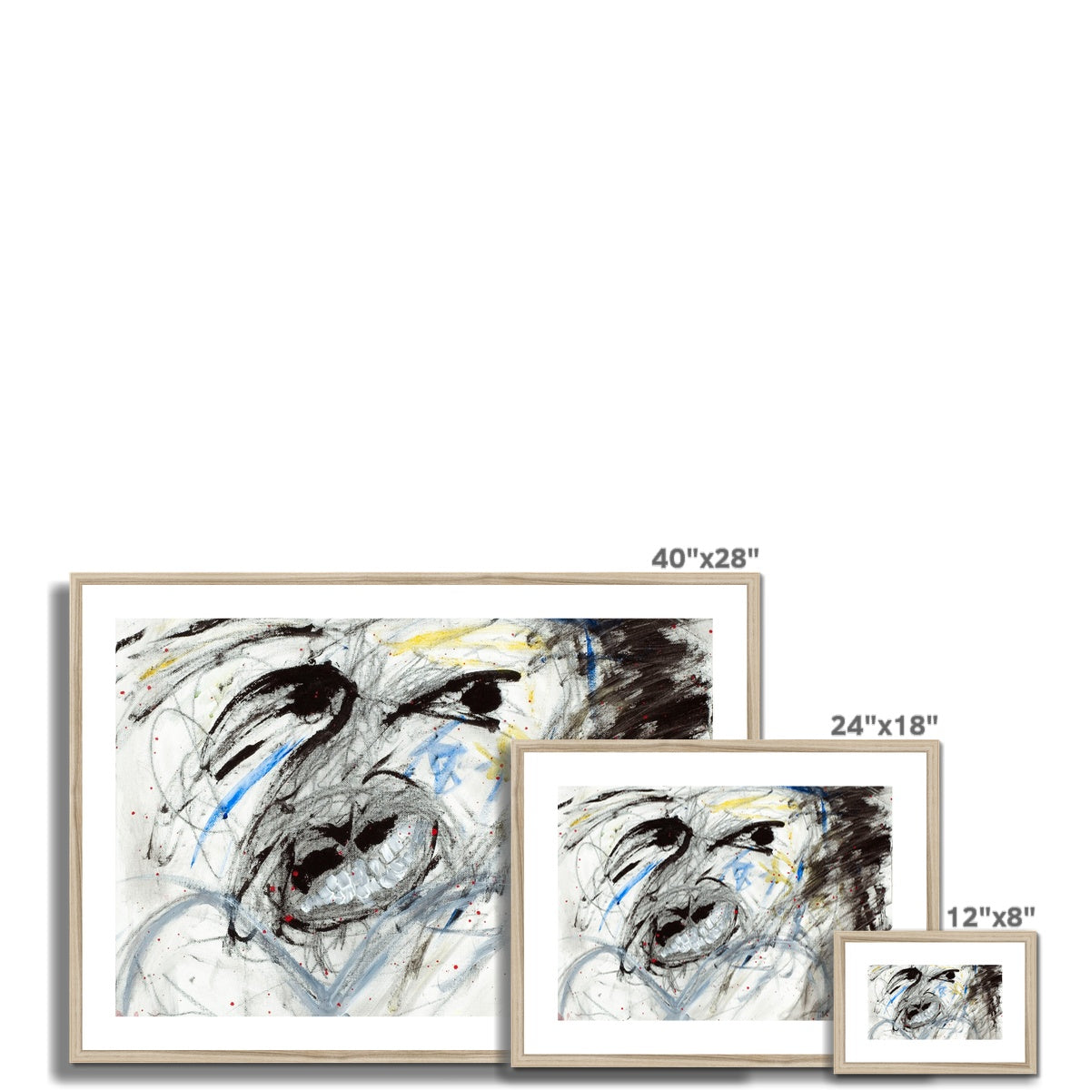 Never Look Back Framed & Mounted Print