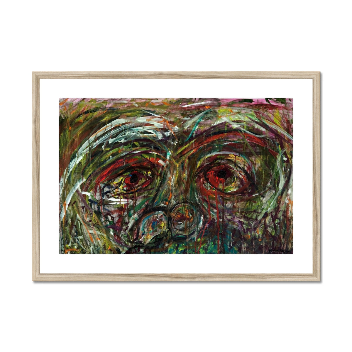 Bleeding Tears Framed & Mounted Print