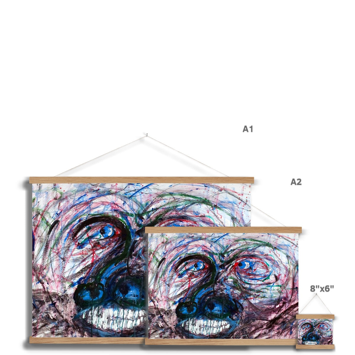 Caught In Between Fine Art Print with Hanger