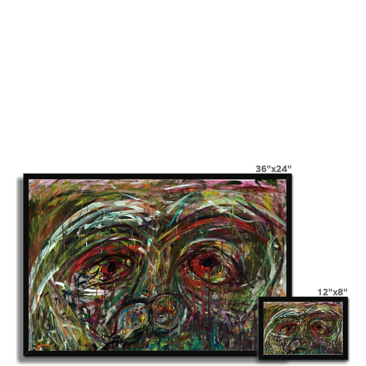 Bleeding Tears Framed Print