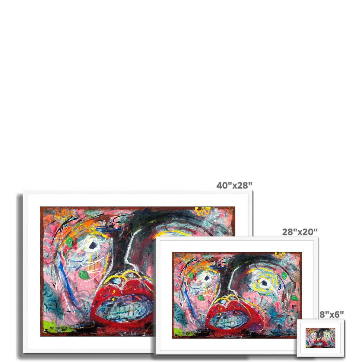 Flowers and Birds Framed & Mounted Print