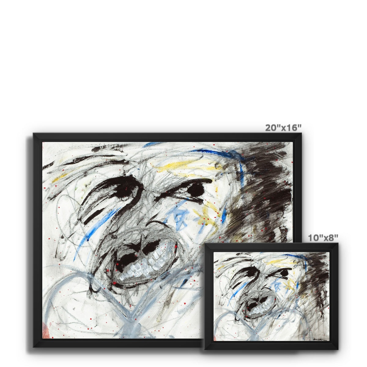 Never Look Back Framed Canvas