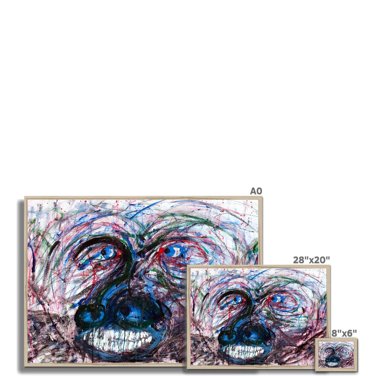 Caught In Between Framed Print