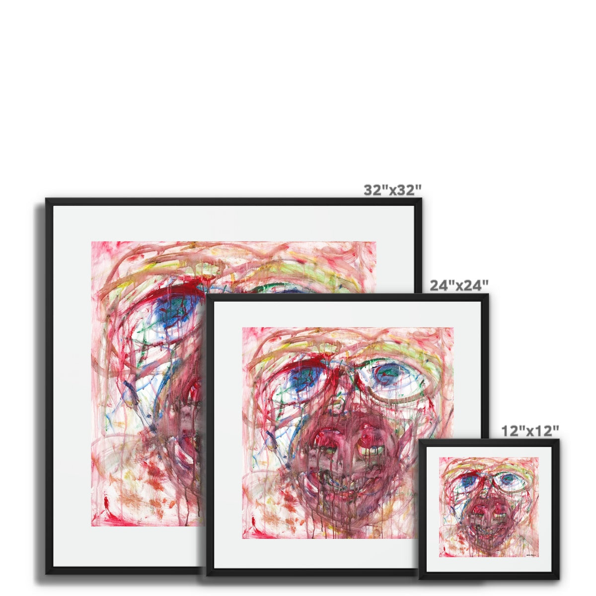 In The Mirror Framed Canvas