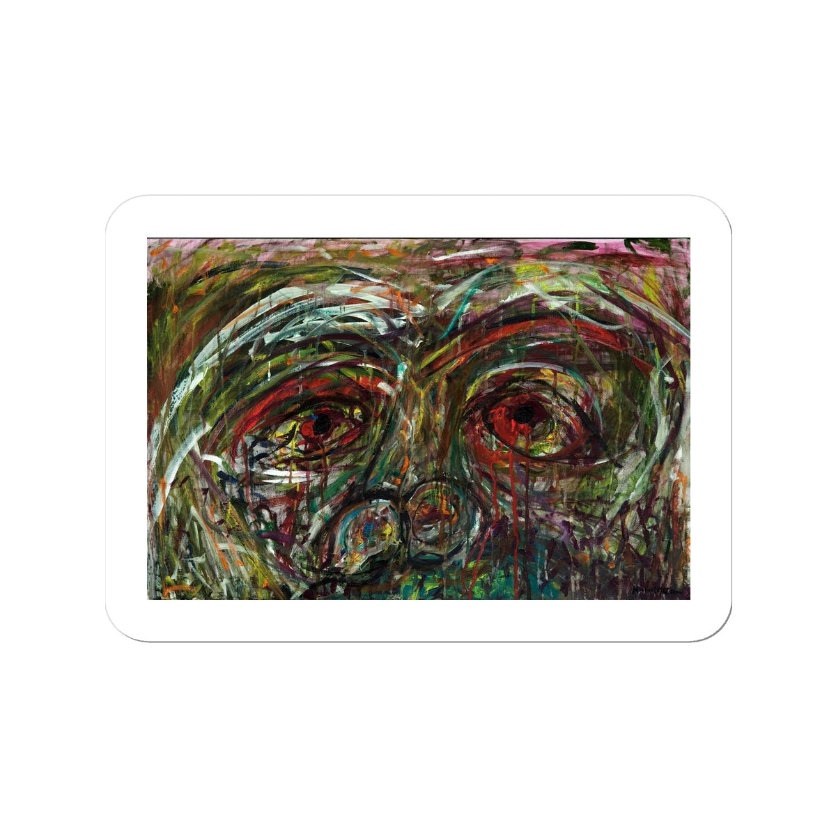 Bleeding Tears Sticker