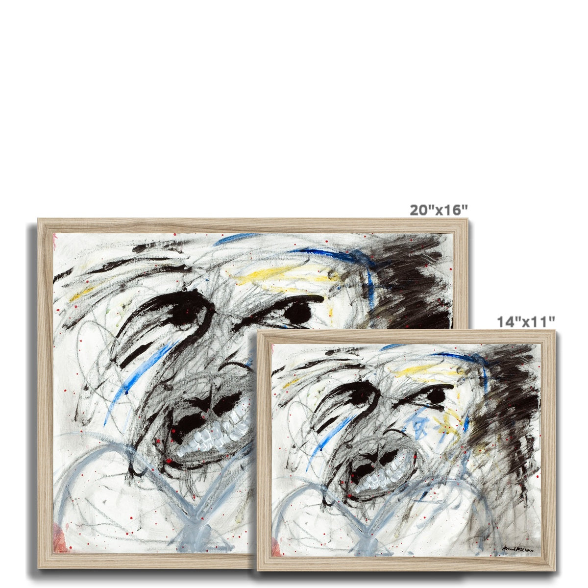 Never Look Back Framed Print