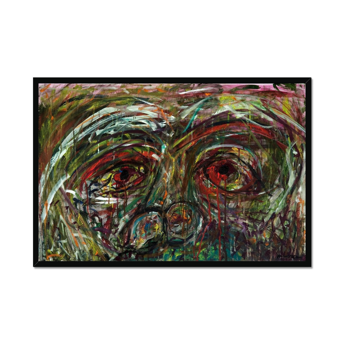Bleeding Tears Framed Print