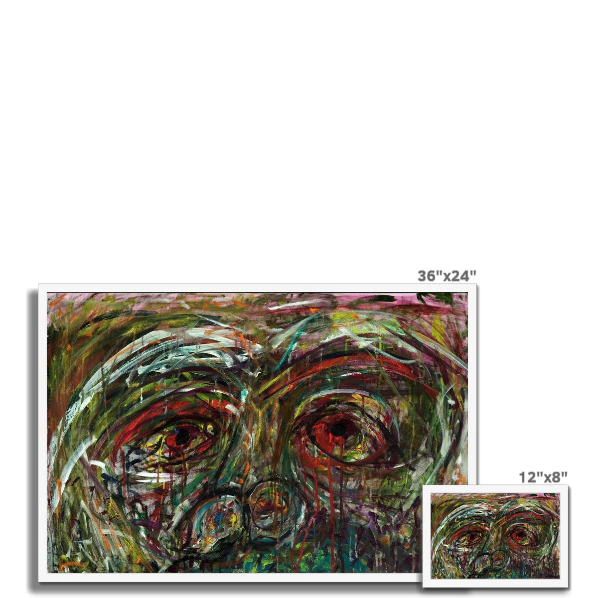 Bleeding Tears Framed Print