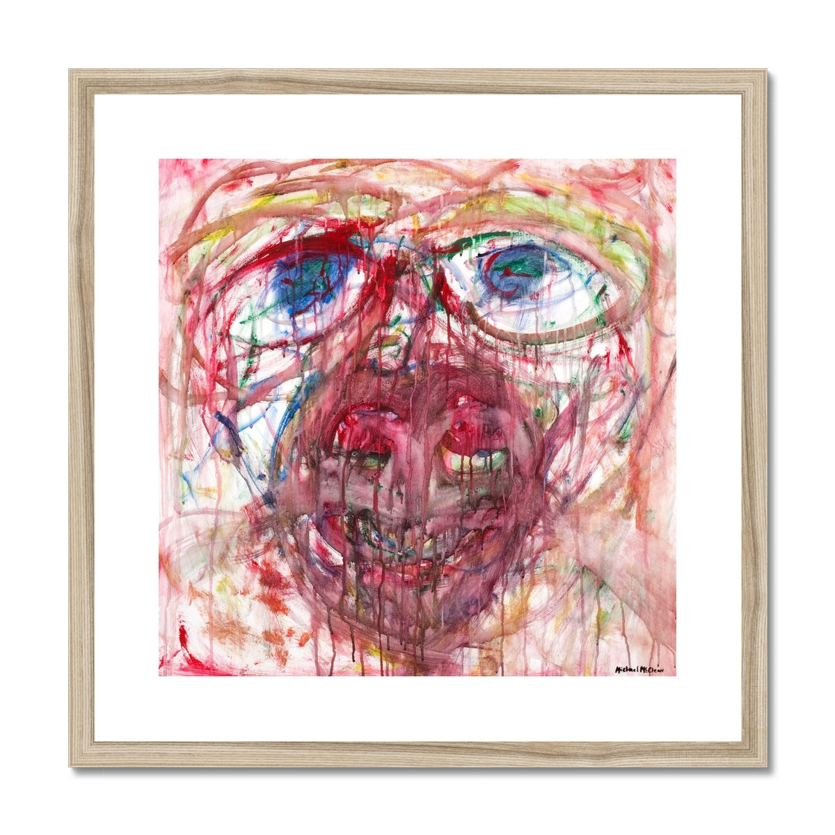In The Mirror Framed & Mounted Print