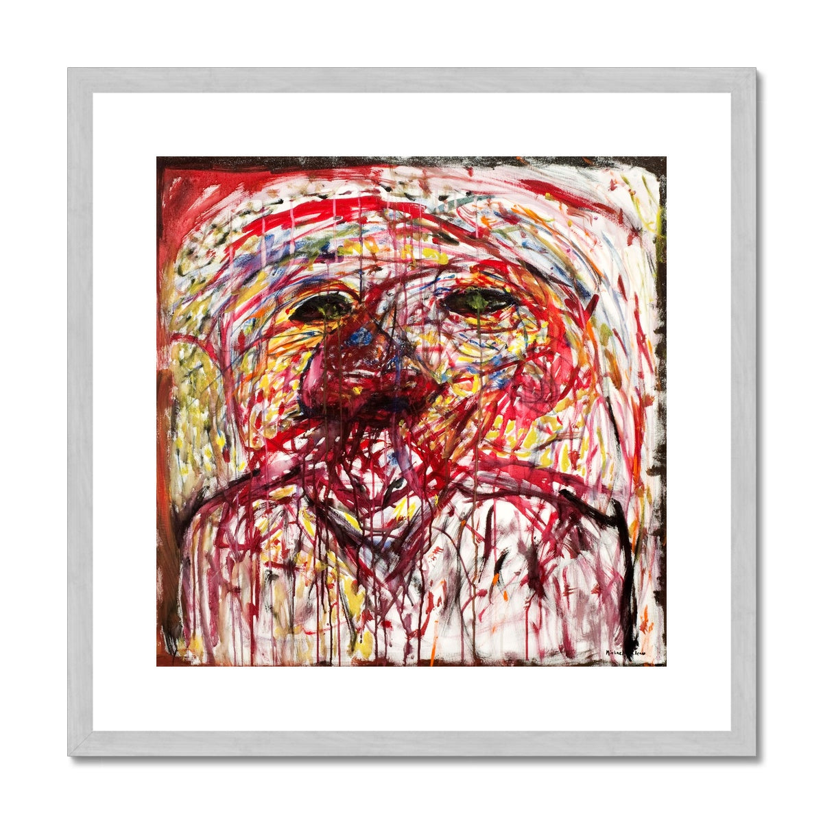 Troubled  Antique Framed & Mounted Print