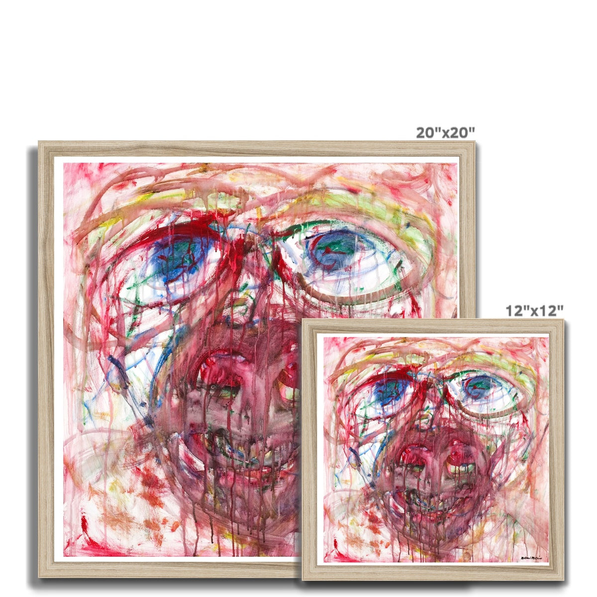 In The Mirror  Framed Print