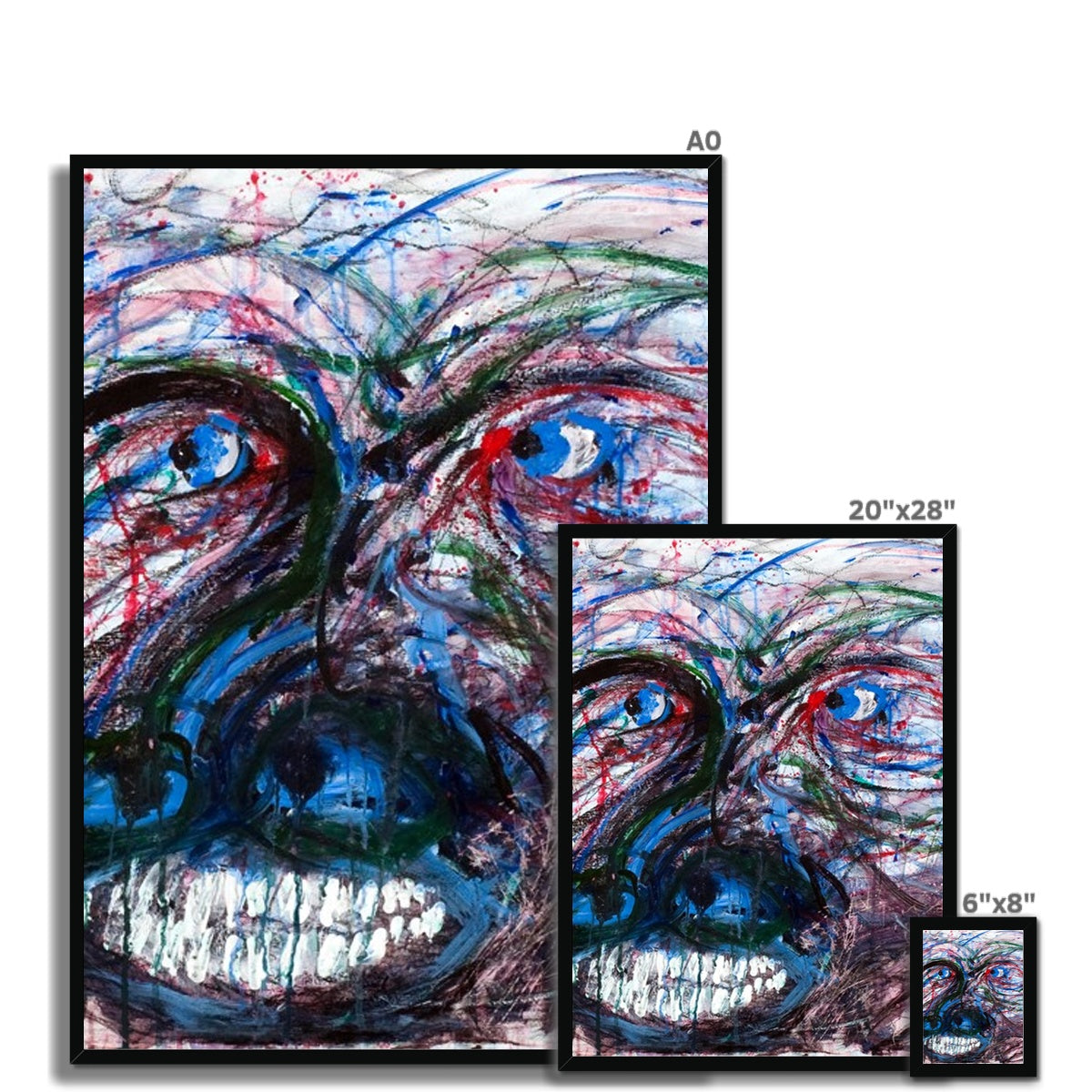 Caught In Between  Framed Print