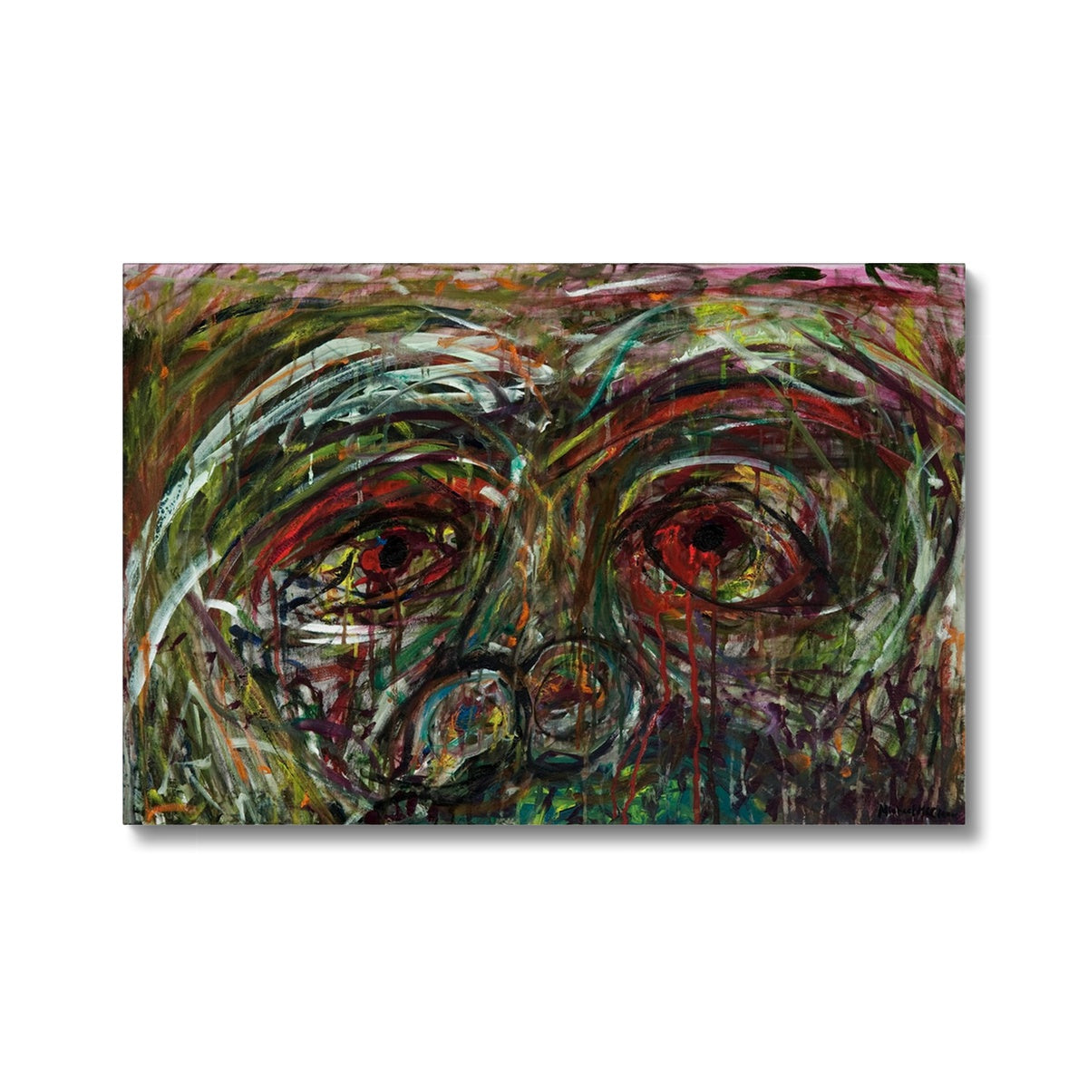 Bleeding Tears  Eco Canvas