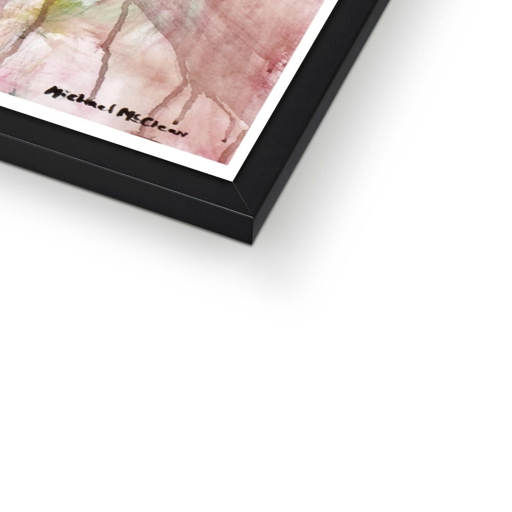 In The Mirror  Framed Print