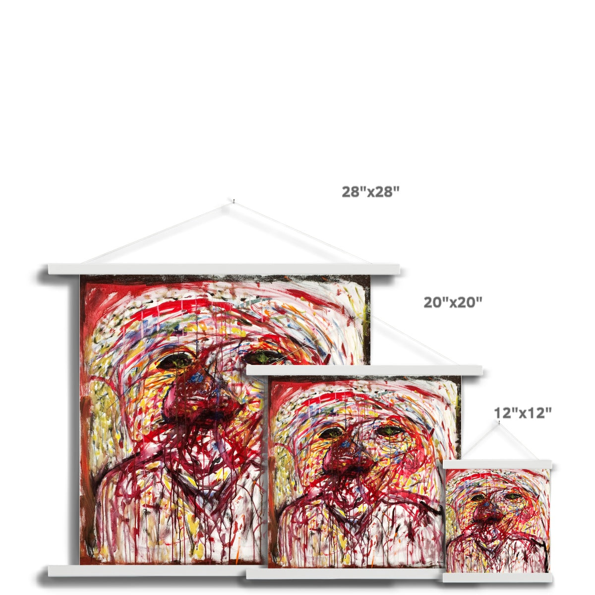 Troubled  Fine Art Print with Hanger