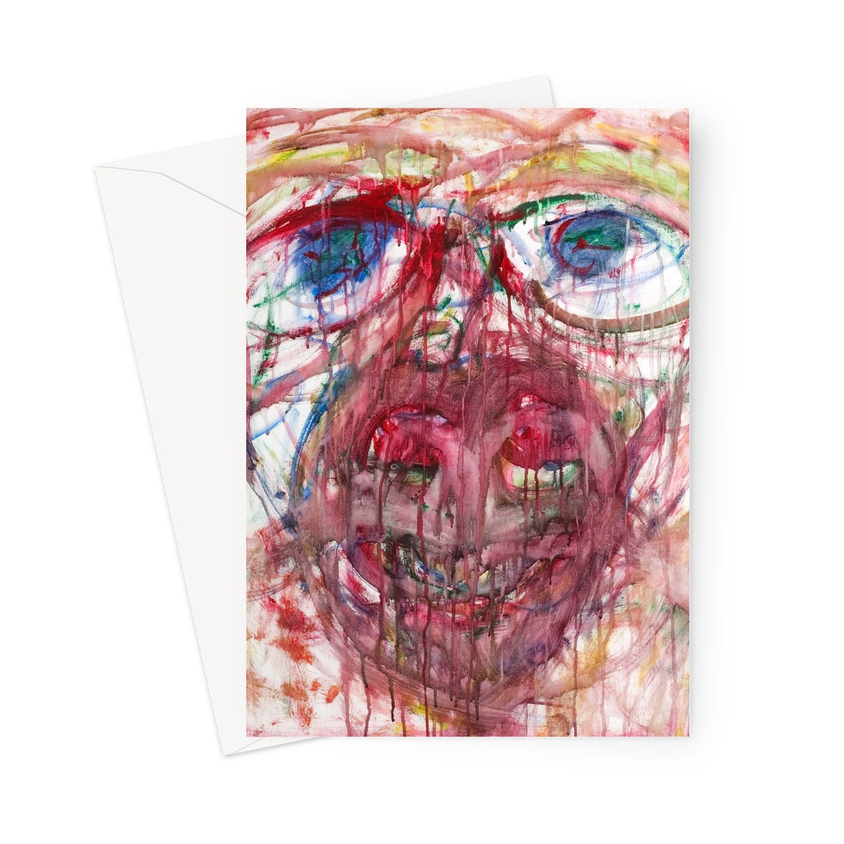 In The Mirror  Greeting Card
