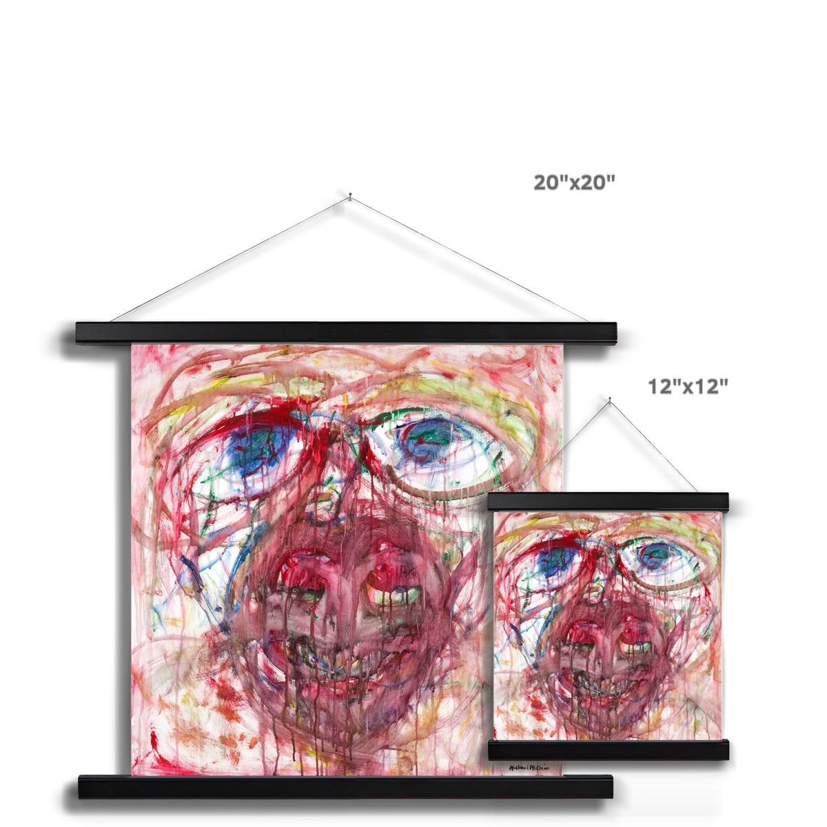In The Mirror  Fine Art Print with Hanger