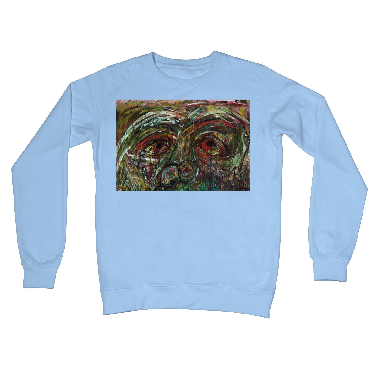 Bleeding Tears  Crew Neck Sweatshirt