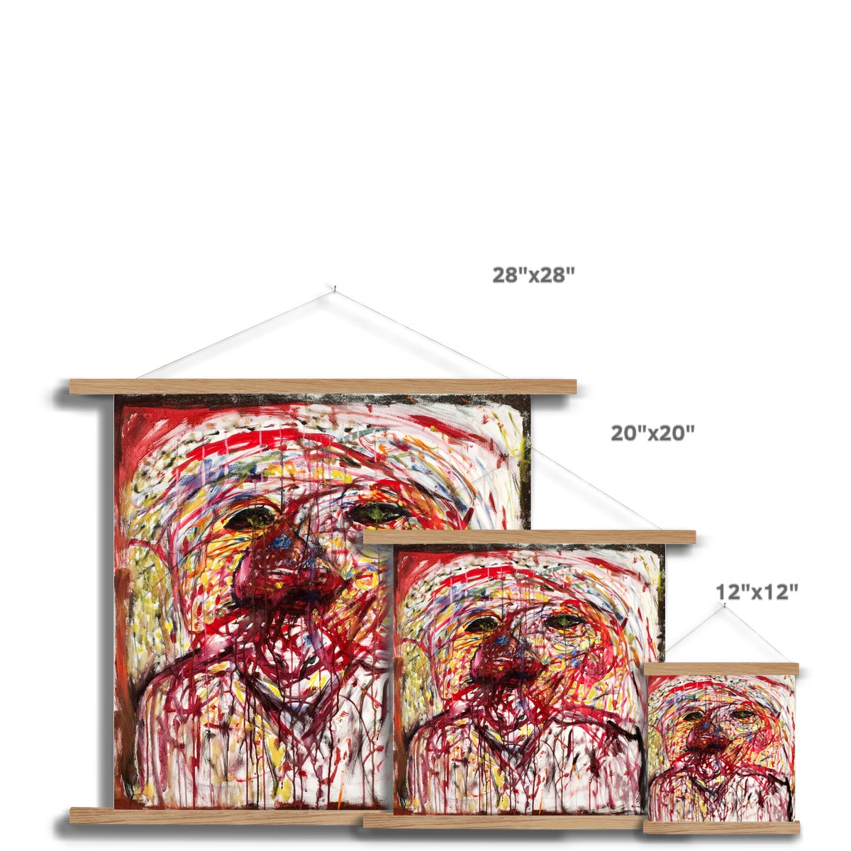 Troubled  Fine Art Print with Hanger