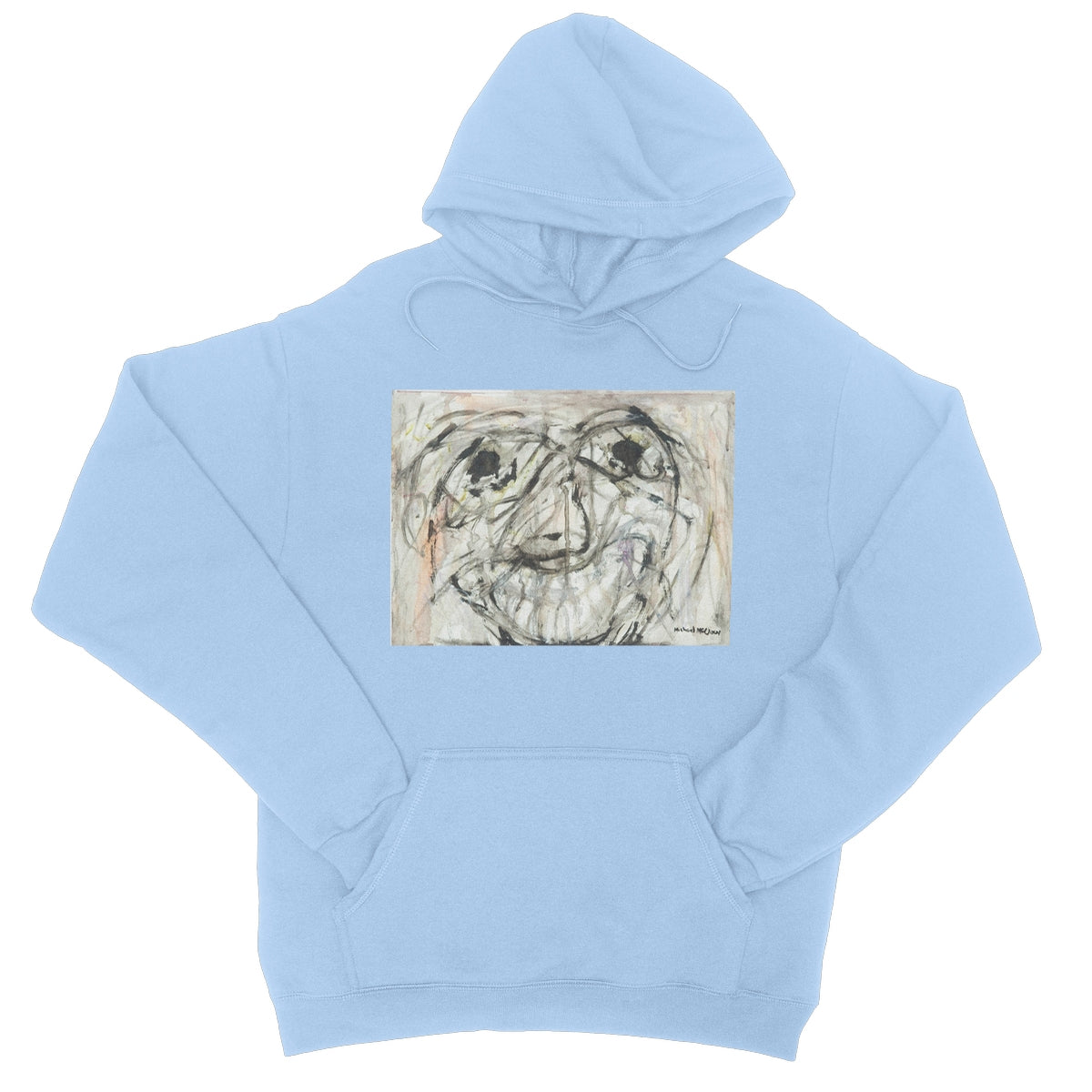 My Happy Place  College Hoodie
