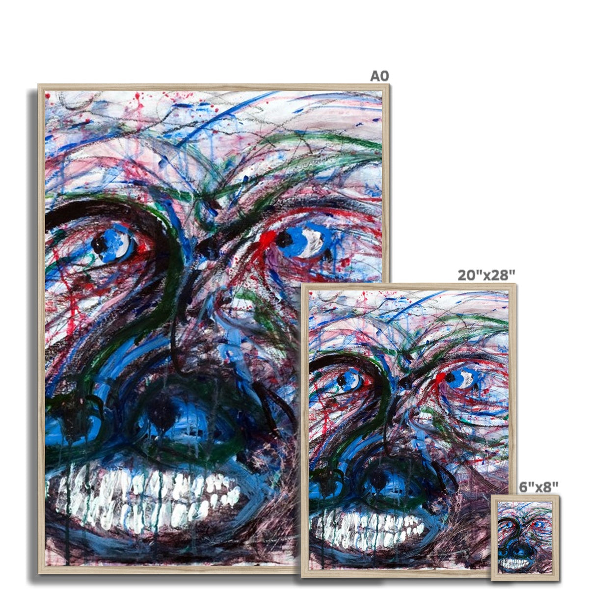 Caught In Between  Framed Print
