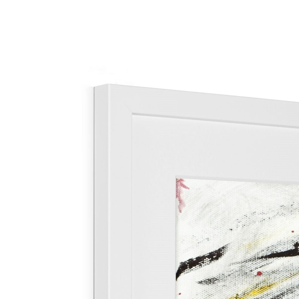Never Look Back Framed & Mounted Print