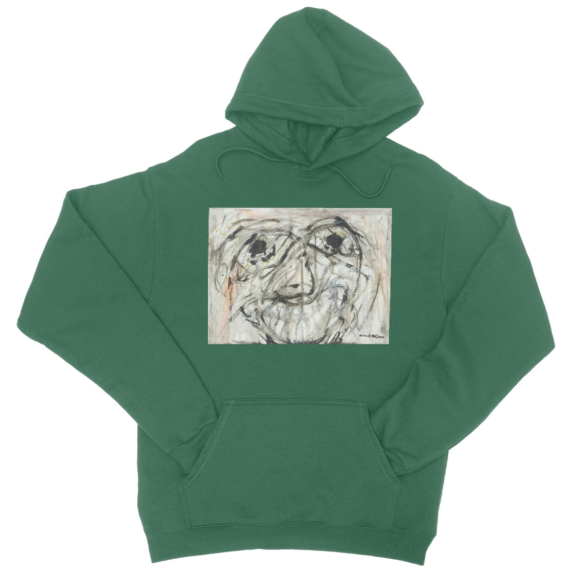 My Happy Place  College Hoodie
