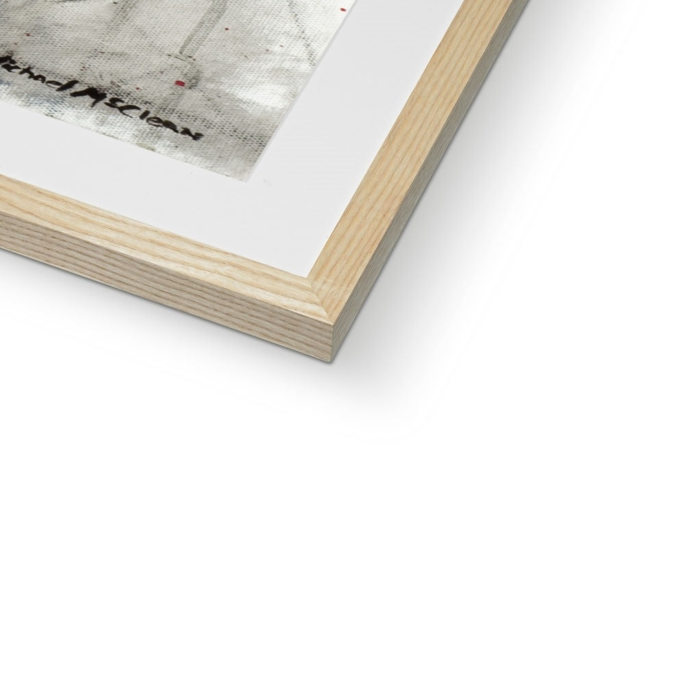 Never Look Back Framed & Mounted Print