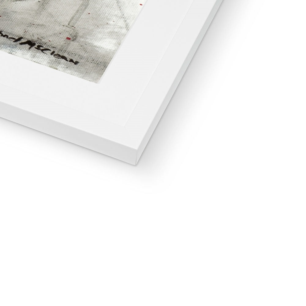 Never Look Back Framed & Mounted Print