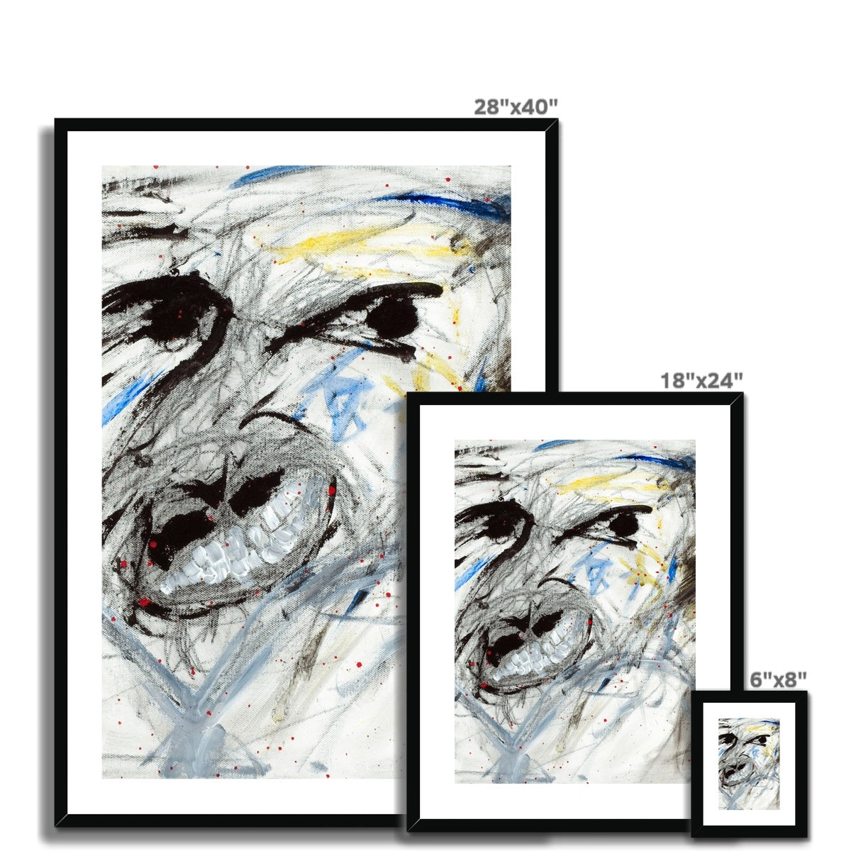 Never Look Back Framed & Mounted Print