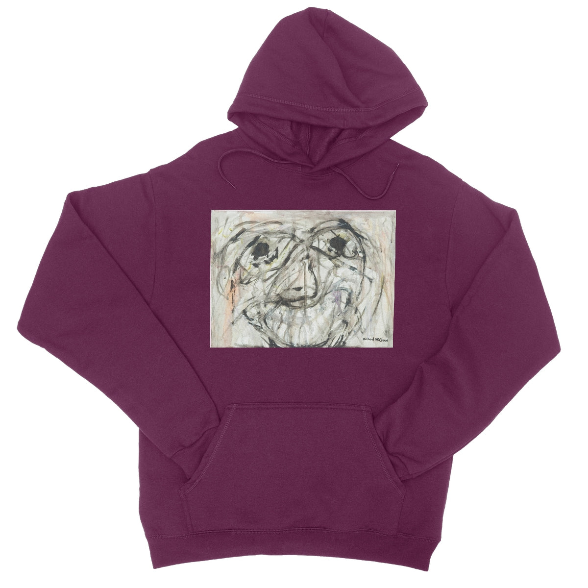 My Happy Place  College Hoodie