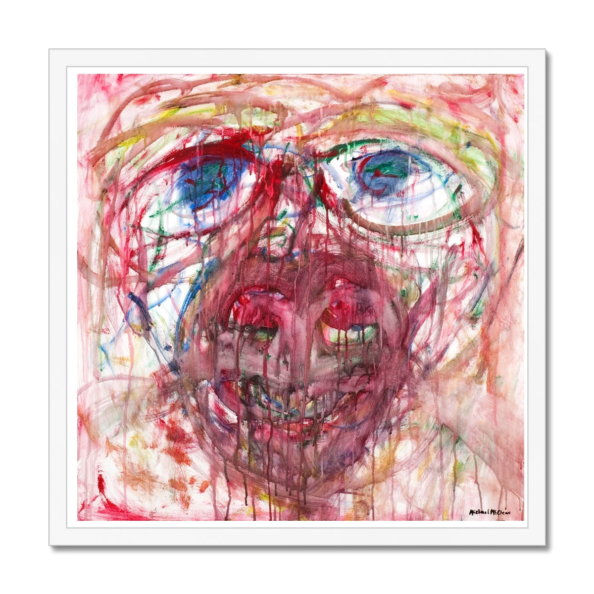 In The Mirror  Framed Print
