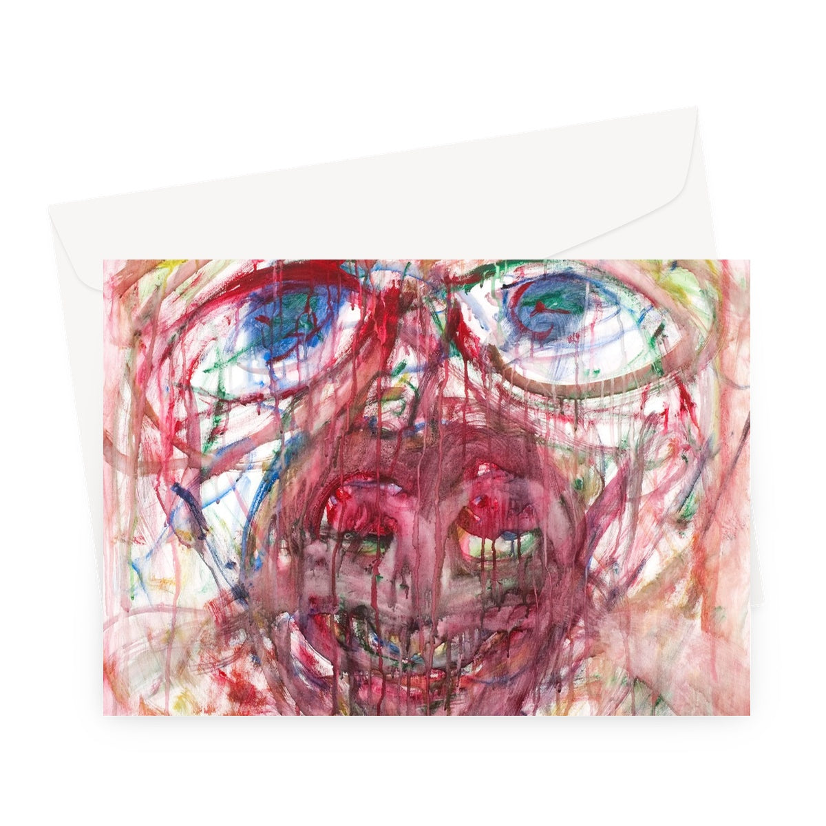 In The Mirror  Greeting Card