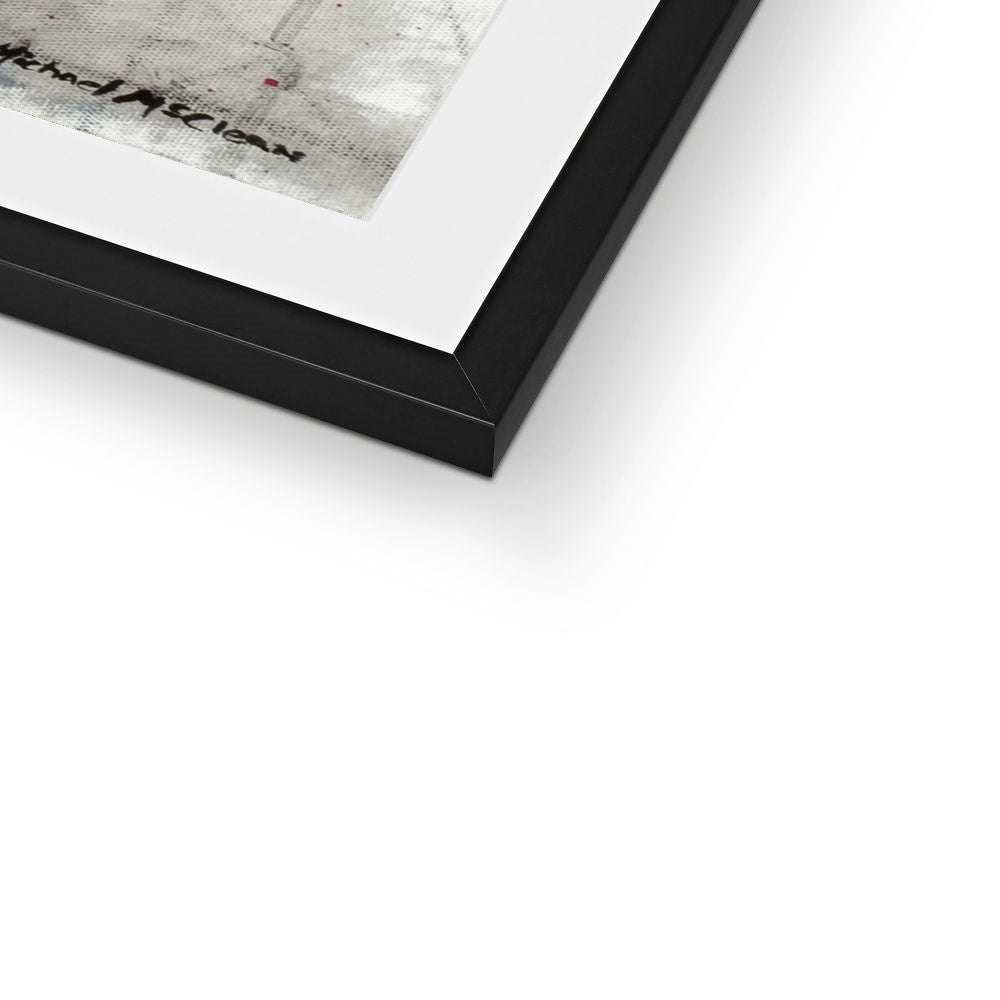 Never Look Back Framed & Mounted Print