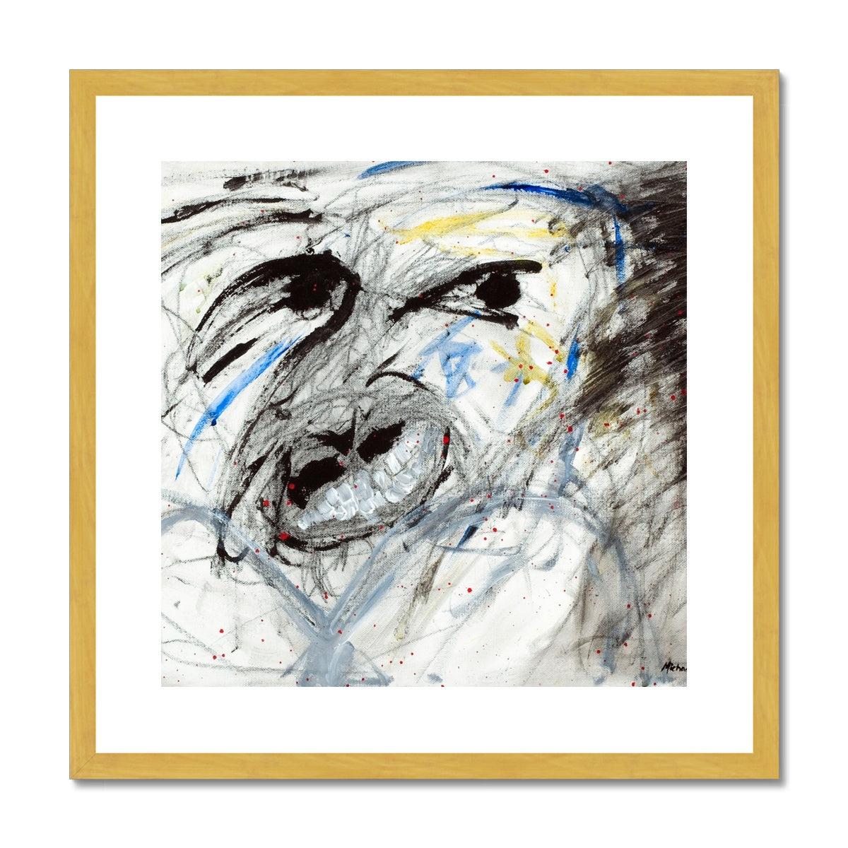 Never Look Back Antique Framed & Mounted Print
