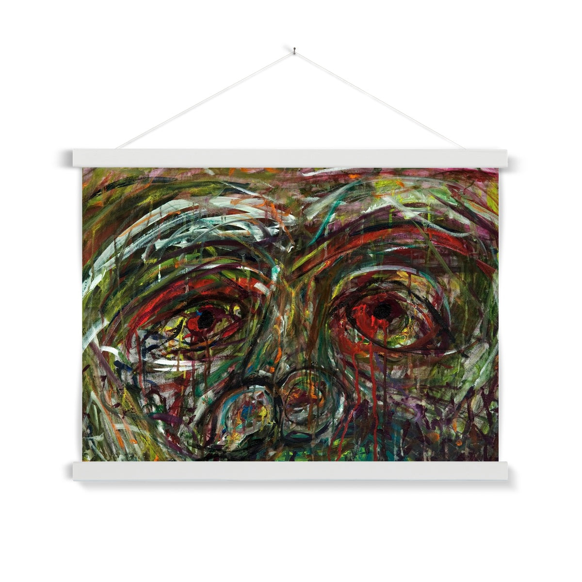 Bleeding Tears  Fine Art Print with Hanger